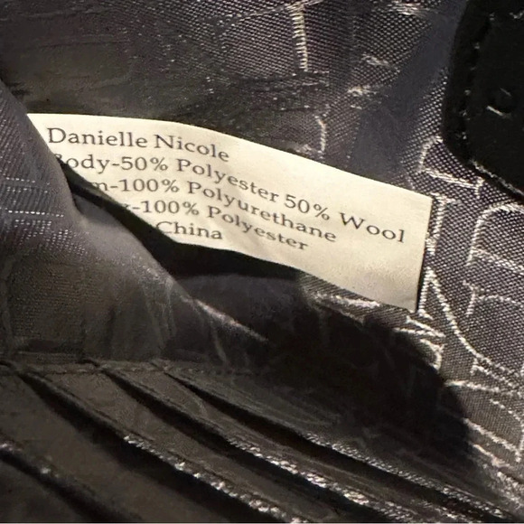 Danielle Nicole Plaid Black & Gray Crossbody Bag - Picture 7 of 8